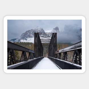 Canmore Old Bridge Sticker